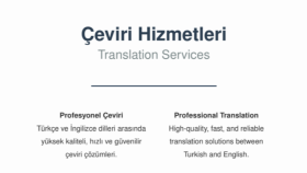 sizin için ingilizce çeviri yapabilirim