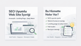SEO uyumlu profesyonel web sitesi içeriği yazarım