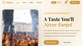 Modern Restoran Web Sitesi (Responsive Tasarım)