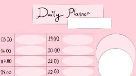 Haftalık ve Günlük Planlayıcı Tasarımı