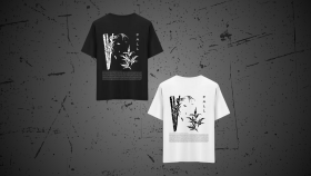Bamboo Fall | Tişört-Kıyafet Tasarımı