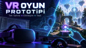 VR oyun fikrinizin oynanabilir prototipini geliştirebilirim