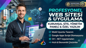 ihtiyaçlarınıza özel website, yönetim ve web uyg. geliştirim