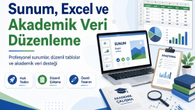 kurumsal şirketler için sunumlar ve excel oluşturabilirim