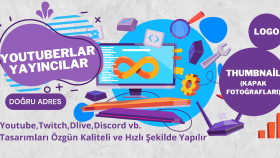 içerik üreticiler için tasarımlar hazırlarım