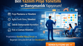 yazılım proje yönetimi ve danışmanlık yaparım