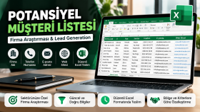 sektörünüze özel potansiyel müşteri listesi hazırlarım