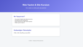Küçük İşletmeler için WordPress Web Yazılım Çözümü