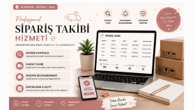 e-ticaret ve butiklerin sipariş takibini yapıyorum