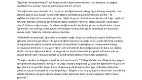 Eğitimde Finlandiya Modeli