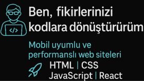fikirleri kullanıcı dostu tasarımlara dönüştürürüm