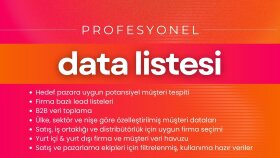 sizin için potansiyel müşteri listesi oluştururum