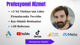 tüm mecralarda reklamlarınızı yönetir, pazarlamanızı yaparım