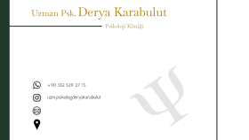 Psikoloji Konseptli Tasarım - Kartvizit