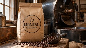 Montag Coffee Roasters - Kahve Logo Tasarımı