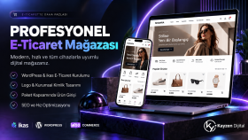 markanıza özel profesyonel web sitesi tasarlarım