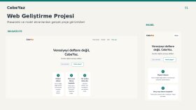 CebeYaz – Mobil Uyumlu Web Sitesi Geliştirme