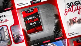 Riba Gayrimenkul Sosyal Medya Tasarımları
