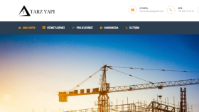 Bir İnşaat Firması İçin Yapmış Olduğumuz Web Sayfası.