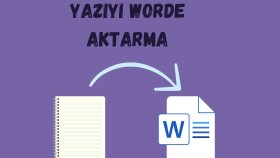 yazılarınızı worde aktarırım