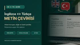 İngilizce-Türkçe ve Türkçe-İngilizce çeviri yaparım