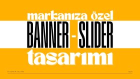 e-ticaret sitenize profesyonel banner - slider tasarlıyorum