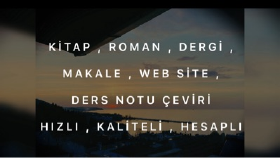 İngilizce - Türkçe Kitap Makale çeviri