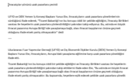Yüzlerce basın bülteninden biri