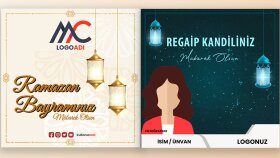 özel gün ve bayramlar için kutlama mesajlı görsel tasarlarım