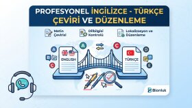 İngilizce-Türkçe çeviri yapıyorum