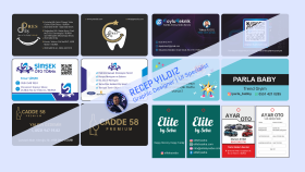 Kartvizit Tasarım Çalışmalarımdan Bazıları