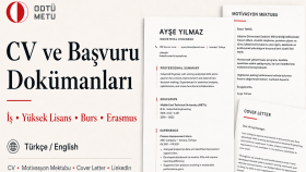 CV ve profesyonel başvuru dokümanları hazırlarım