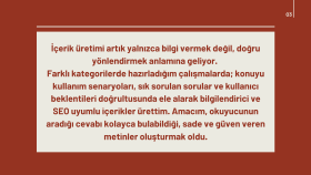 SEO Uyumlu İçerik
