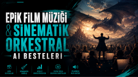 Epik Film Müziği & Sinematik Orkestral AI Besteleri