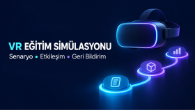 VR eğitim ve uygulama simülasyonu geliştirebilirim