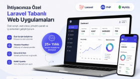 laravel ile web tabanlı yazılım ve sitelerinizi yaparım