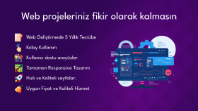 web projelerinizi hayata geçirmenize yardım ederim