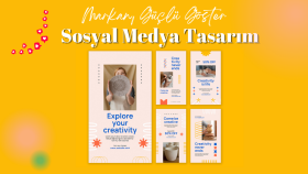 markanıza özel yaratıcı sosyal medya içerikleri hazırlarım
