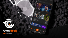 GymFlock +80 Screens Mobile Design