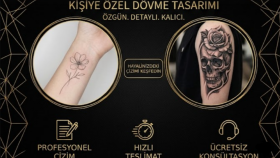 kişiye özel dövme tasarımı yapabilirim