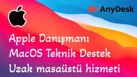 Mac uzmanıyım uzak masaüstü desteği veriyorum