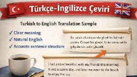 Türkçe–İngilizce Kısa Metin Çevirisi