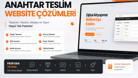 anahtar teslim websitenizi yapabilirim