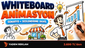 whiteboard ve 2d animasyon tanıtım videonuzu hazırlarım