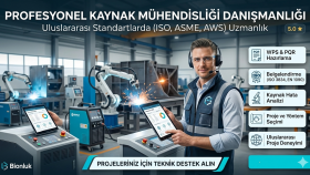 projeleriniz için kaynak mühendisliği danışmanlığı yaparım