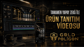 Gold Poligon | Yapay Zekâ Ürün Tanıtım Videosu