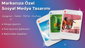 sizin için sosyal medya tasarımlarınızı yapabilirim
