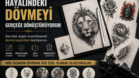 size özel özgün dövme tasarımları hazırlıyorum
