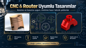 CNC tezgah uyumlu şablon hazırlayabilirim