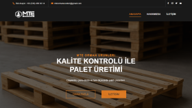 Modern ve şık arayüzlü web site
